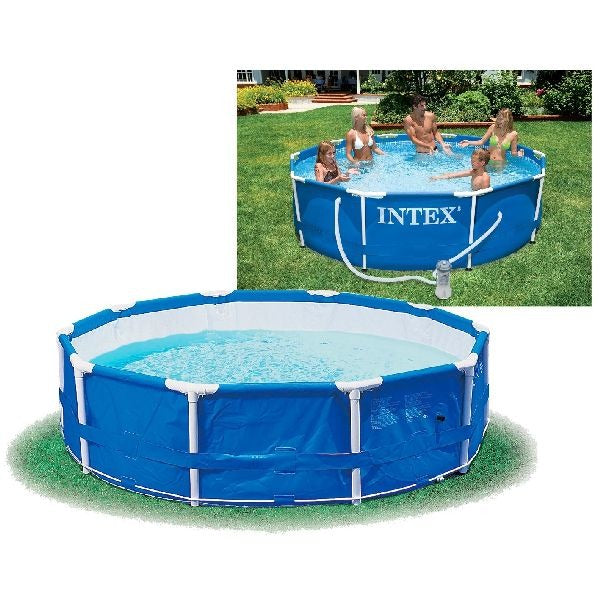 Intex 28212GS Ramme Svømmebassin 366x76cm + Pumpe