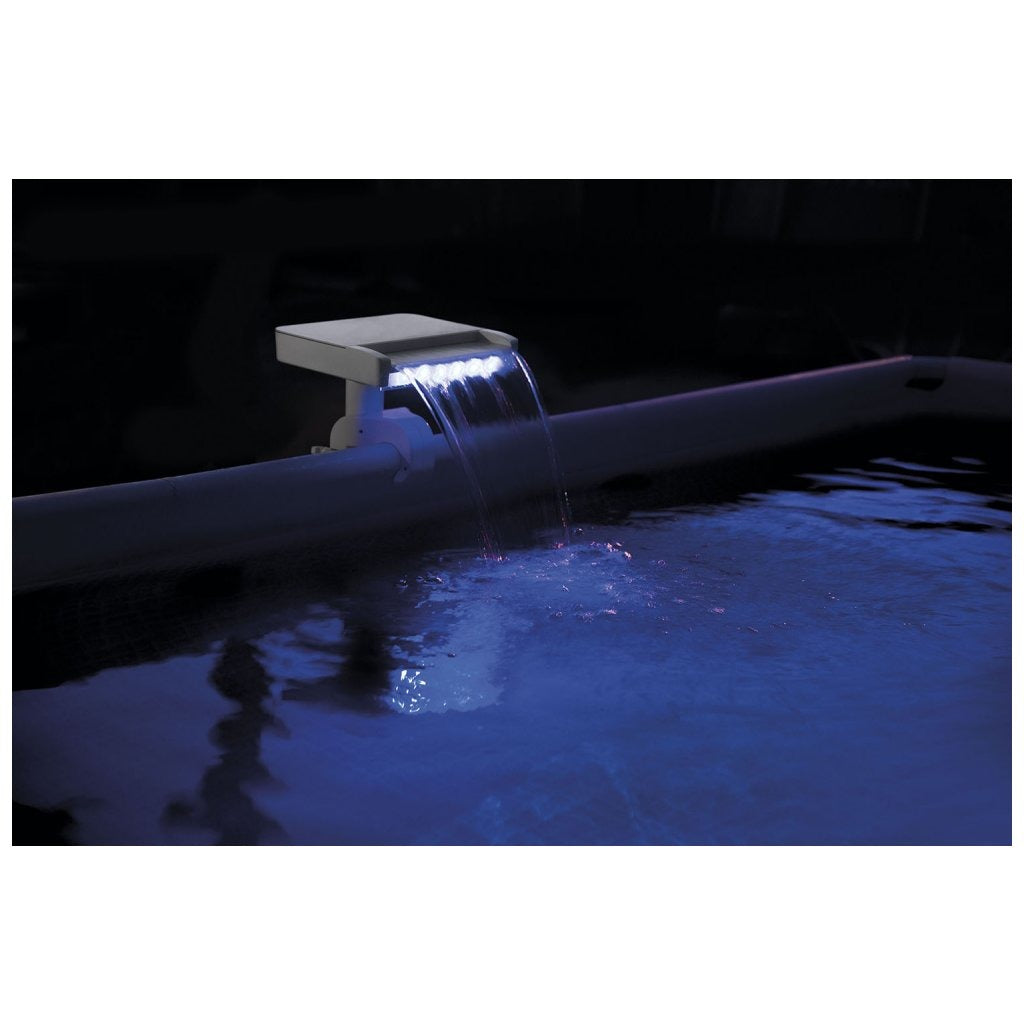 Intex multi-farve LED vandfald kaskade til swimmingpool