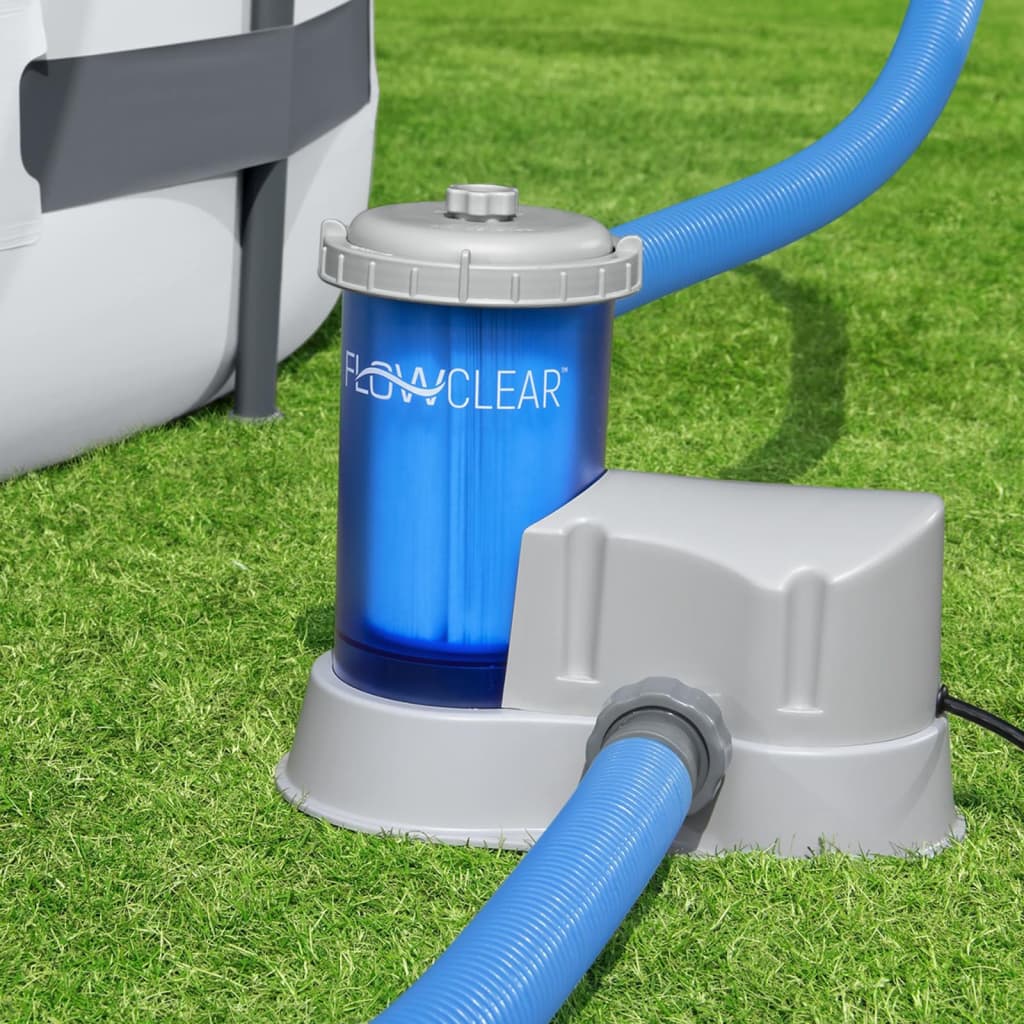 Bestway mønster filter pumpe flowclear gennemsigtig
