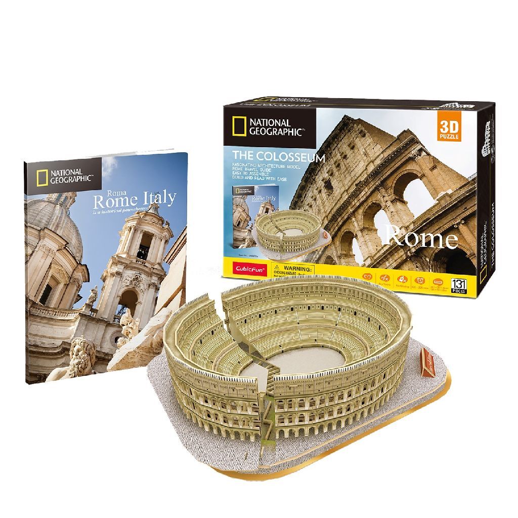 Cubic sjov national geographic - 3d puslespil - colosseum