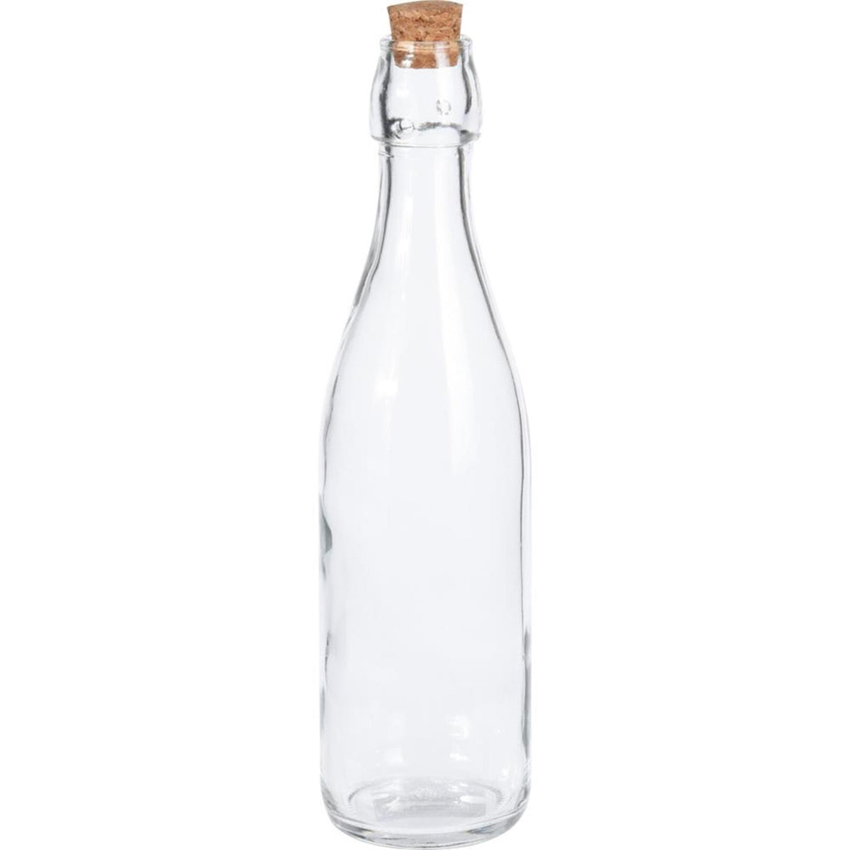Fremragende husholdningsglasflaske med kork 500ml glasflaske med kork 500ml gennemsigtig