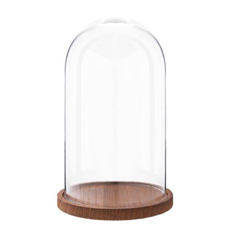 Clayre eef klokkeglas 6gl1946 gennemsigtig 16x28 cm