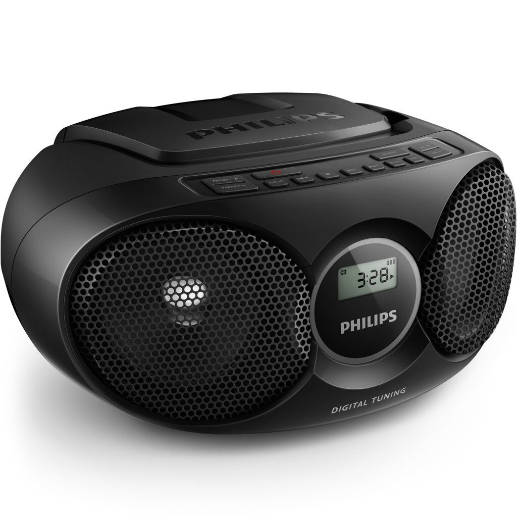 Philips AZ215B 12 Radio CD-afspiller Sort