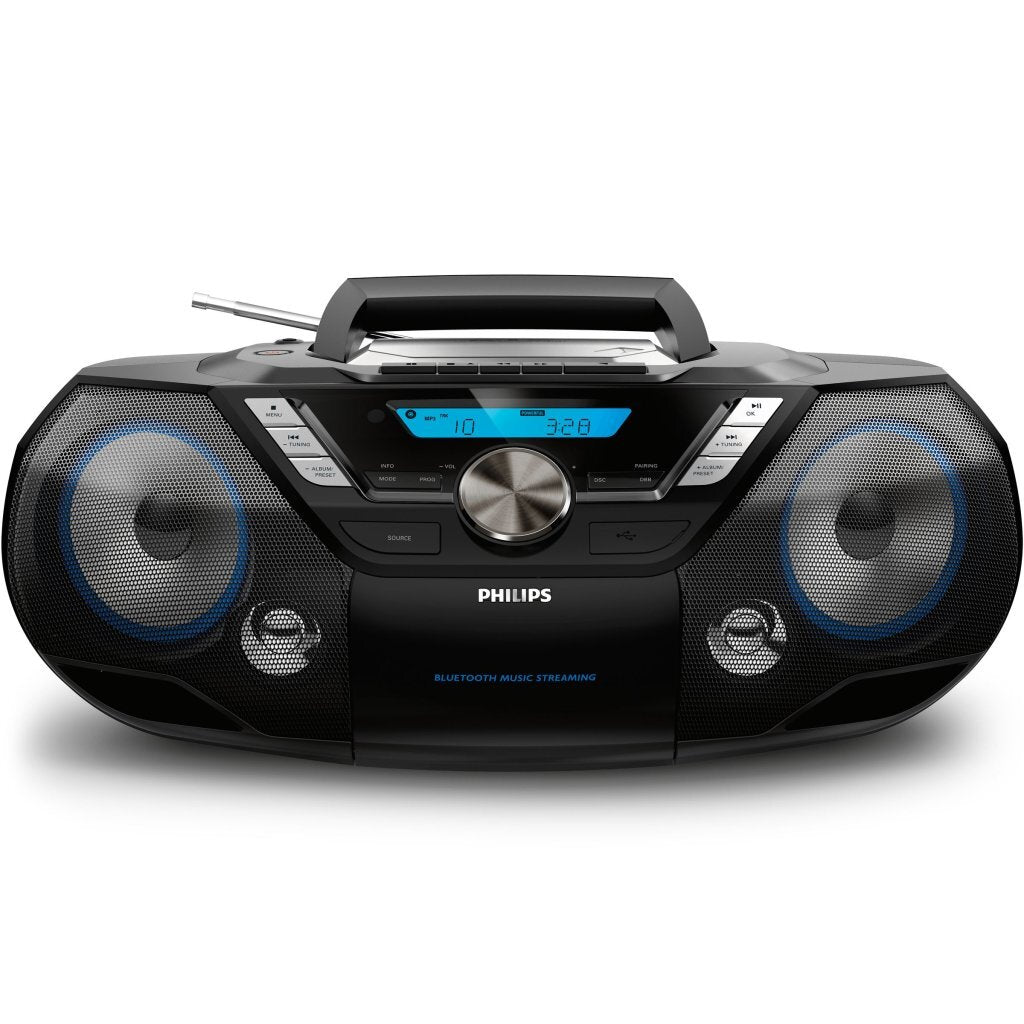 Philips AZB798T 12 Bærbar CD-radioafspiller Sort