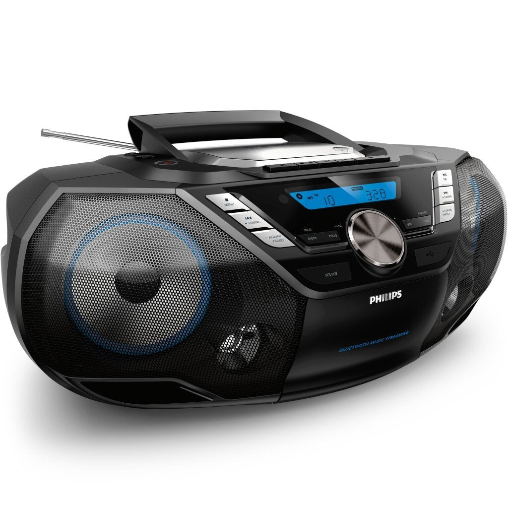 Philips AZB798T 12 Bærbar CD-radioafspiller Sort