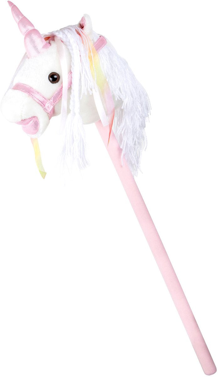 Lille fod - hobbyhest enhjørning i træ, 90cm