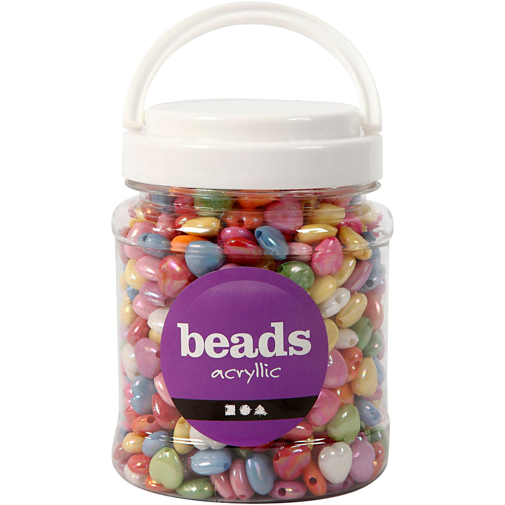 Https: www.cchobby.nl heart-beads-size-15x15-mm-hole-size-3-mm-ca-700-piece-diverse-colors-465-gr-700-ml-1-box