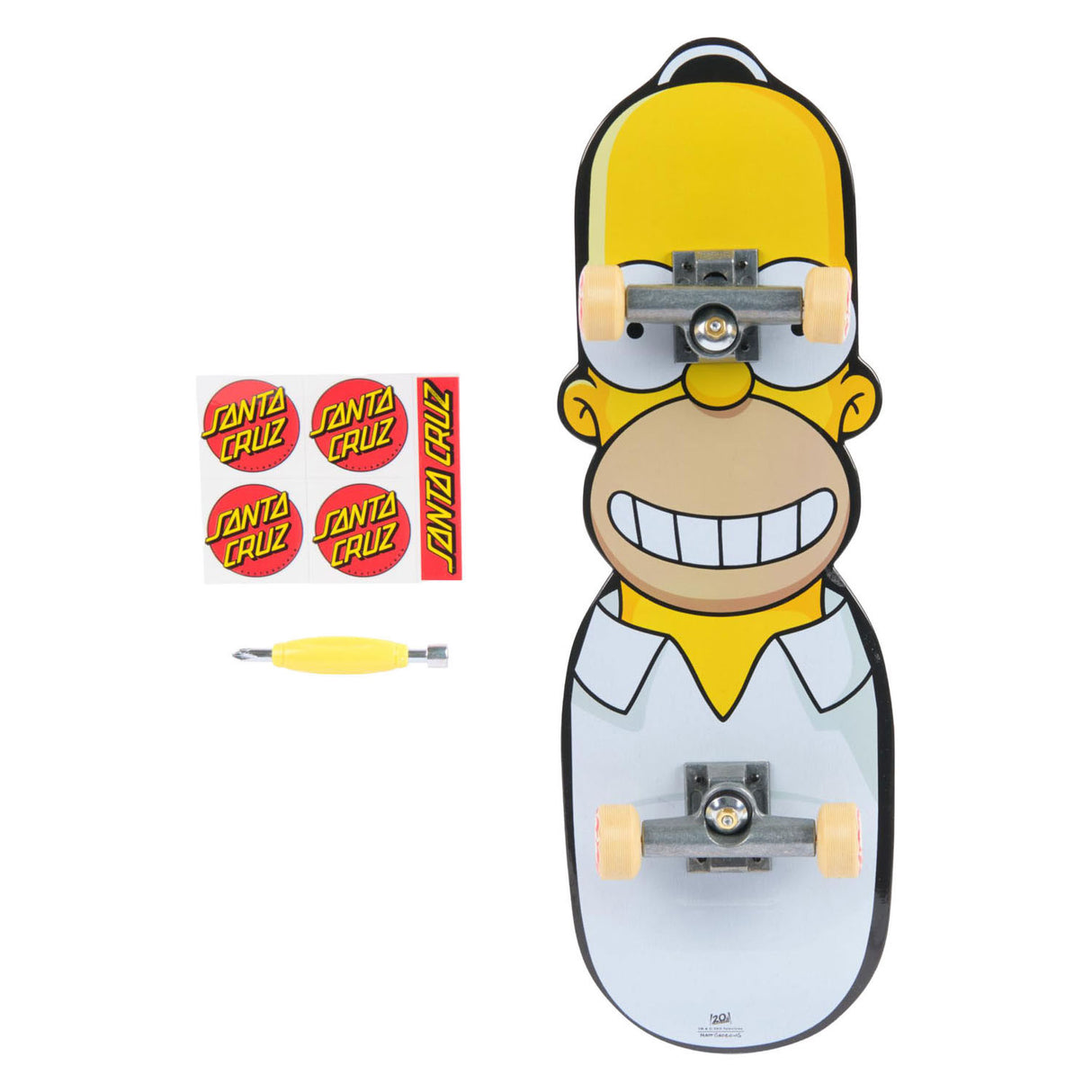 Teknisk dæk, simpsons håndbræt, autentiske mini skateboards (kun til håndbrug)