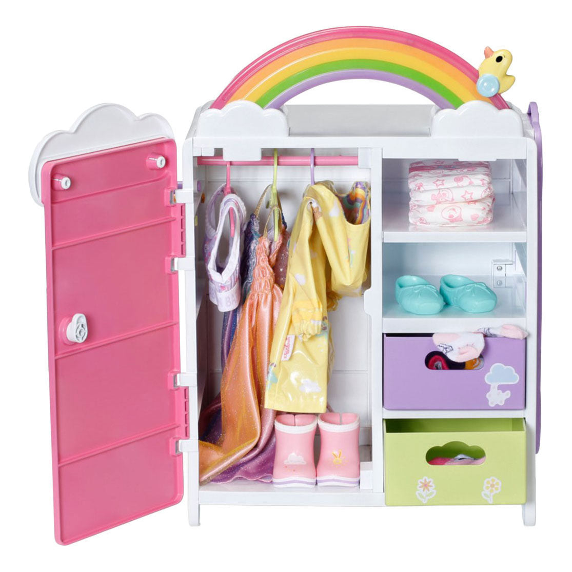Baby født regnbue garderobe