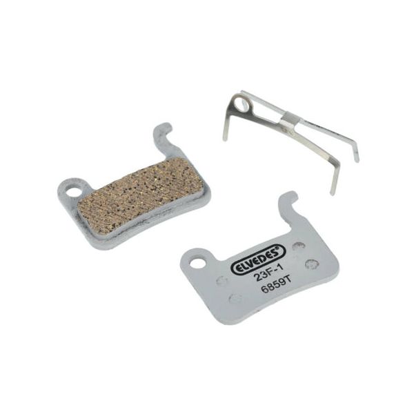 Elvedes skivebremseklodssæt - shimano - organisk forbindelse (harpiks) - 1 par