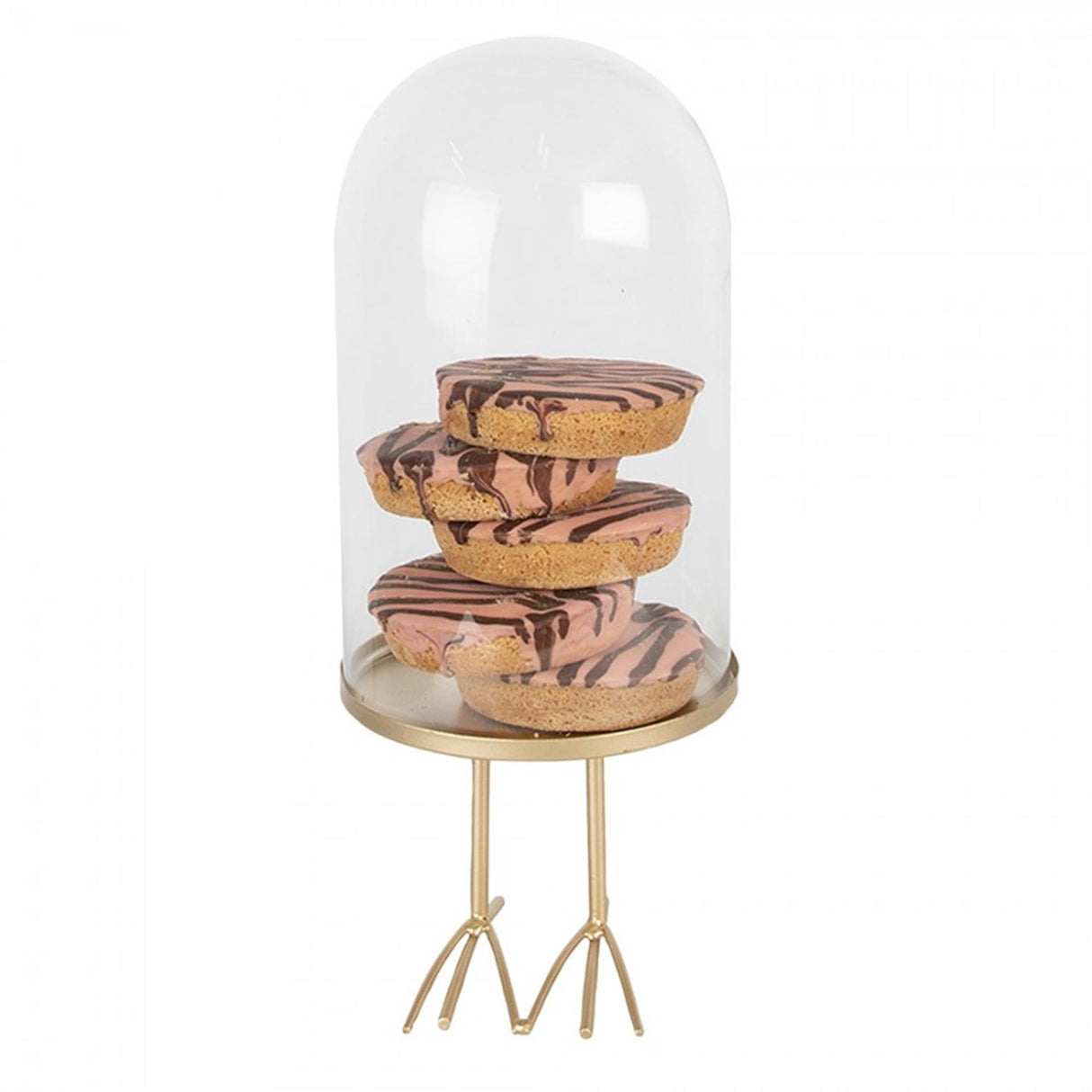 Clayre eef klokkeglas på ben ø13x30cm