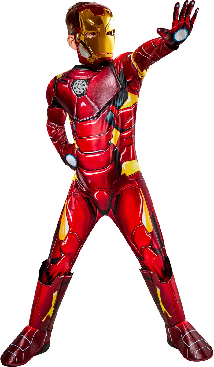 Rubiner - iron man premium børn (størrelse xxs)