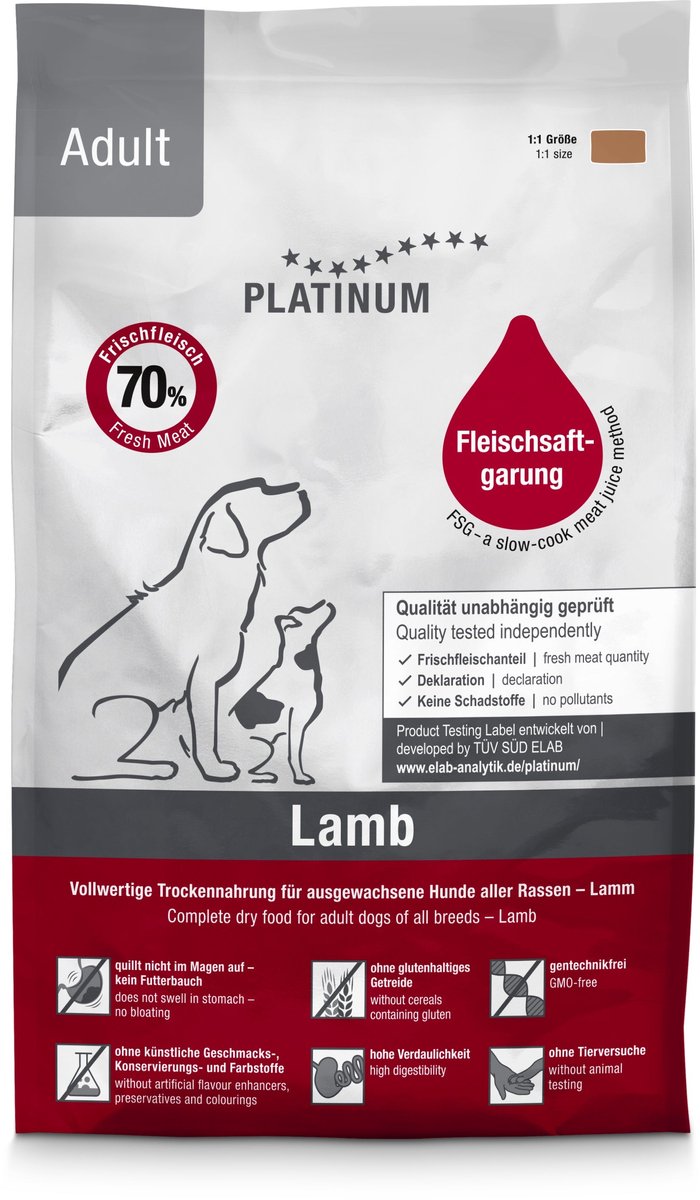 Platin voksen 1,5 kg | lam
