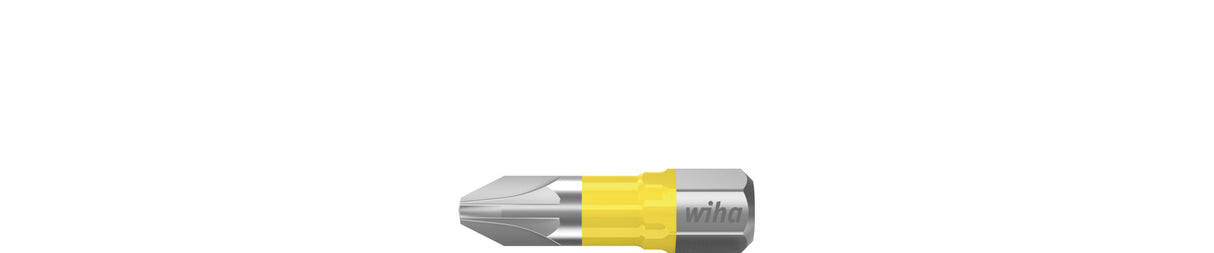 Wiha 7012y902 bit sæt y-bit 25 mm pozidriv (pz2) 5-delt 1 4 c6.3 i æske - 41589
