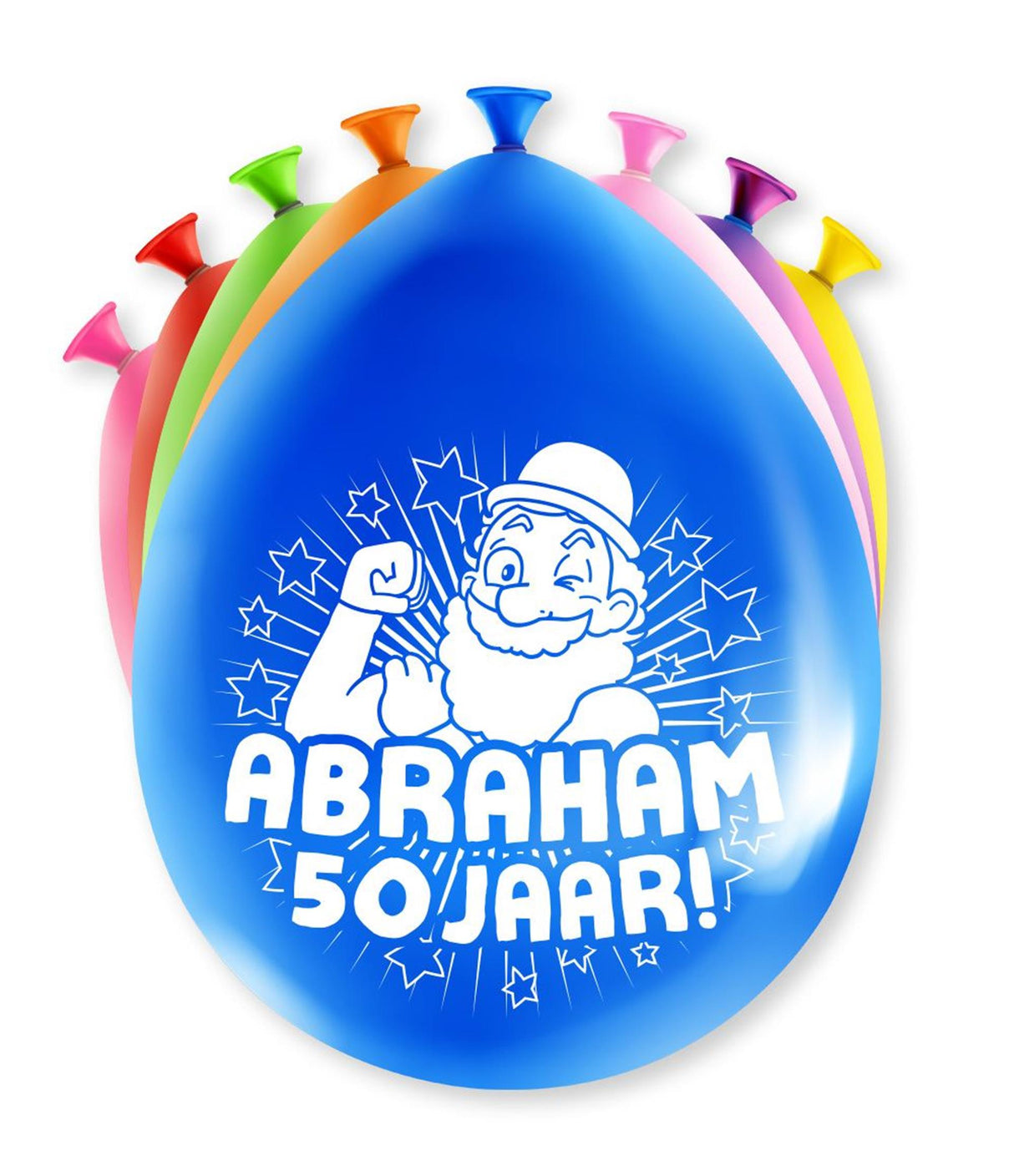Paperdreams tal balloner - abraham 8 stk 30cm