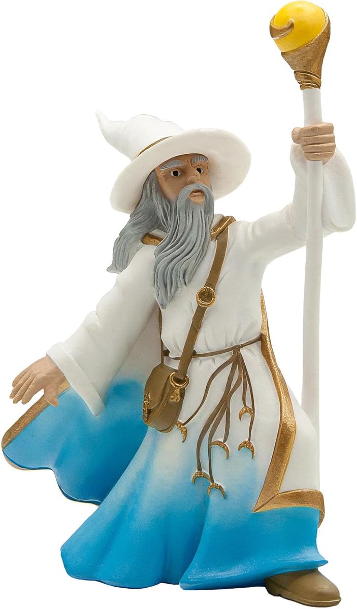 Bullyland 75621 – leg figur troldmand alfarinn – ca. 11,3 cm – naturtro og detaljeret design – ideel som fantasifigur, dekoration eller lille gave til børn fra 3 år