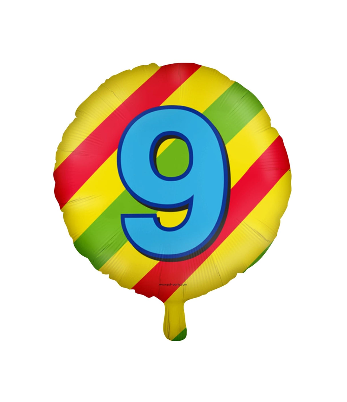 Paperdreams glad folieballon - 9 år