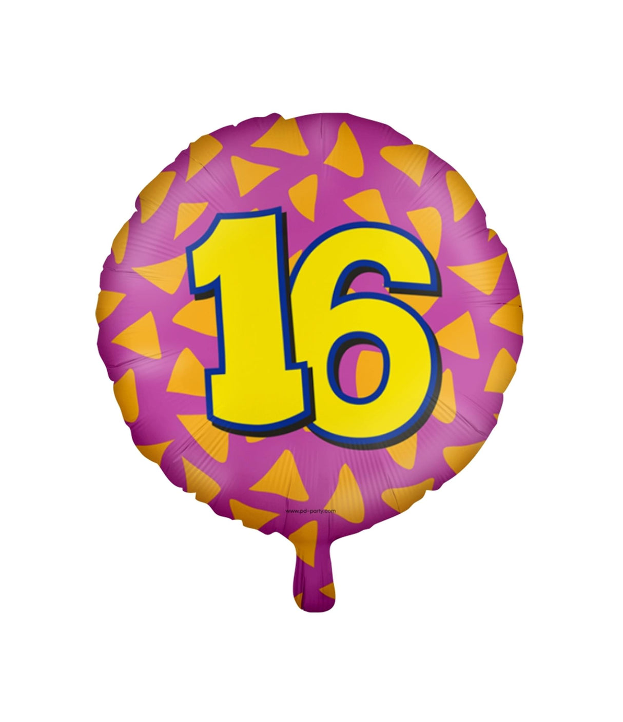 Paperdreams glad folieballon - 16 år