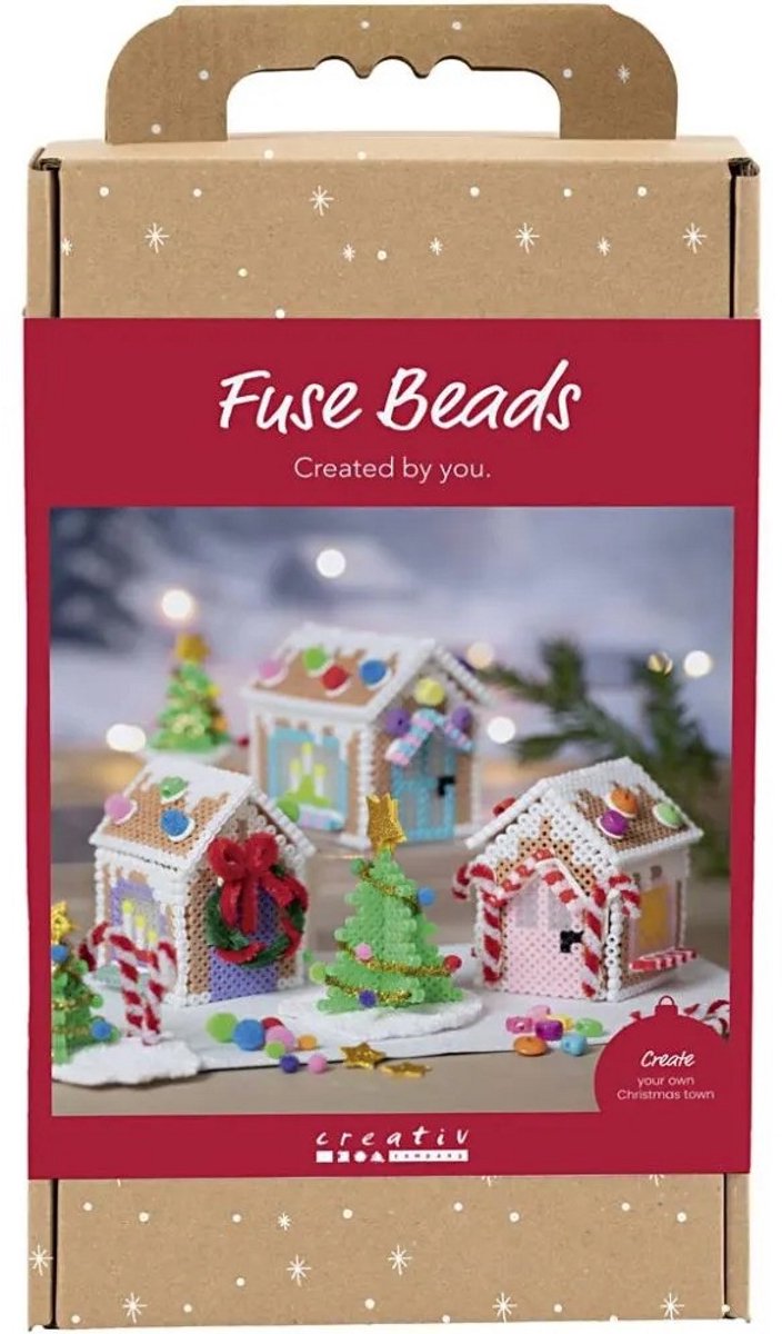 Kreativ virksomhed https: www.cchobby.nl hobbysæt-jern-beads-christmas-house-diverse-colors-1-box