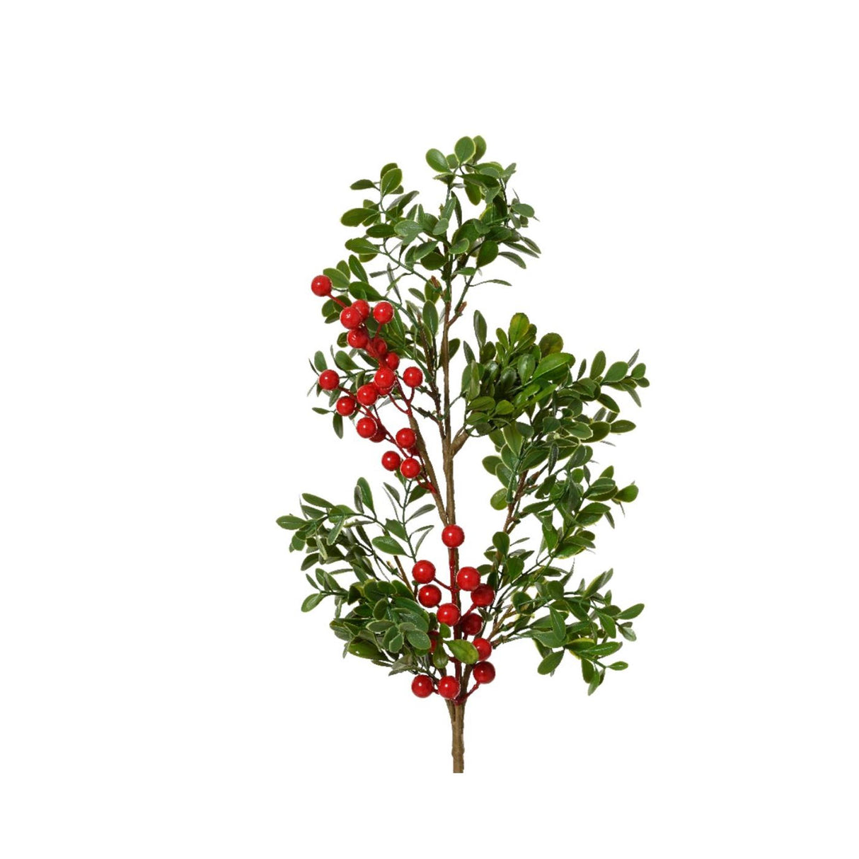 Decoris kunstgren med røde bær 4x13x60cm