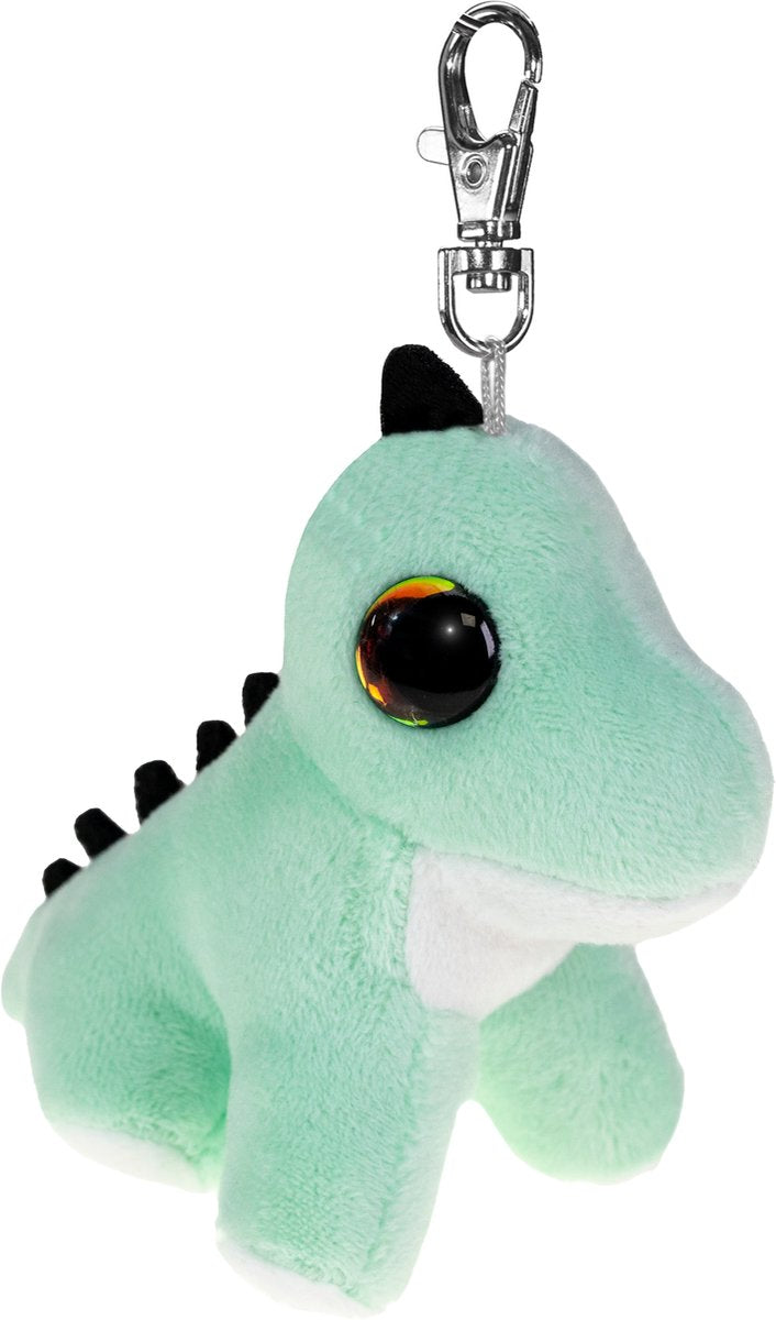 Lumo stars nøglering plys dino baby 8,5 cm krammelegetøj i flere farver.