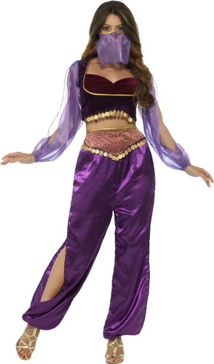 Smiffys kostume -xs- arabisk prinsesse lilla