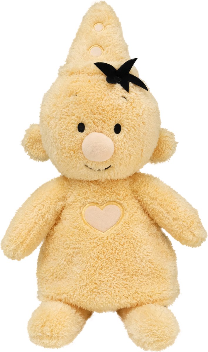 Bumba kæletøj fluffy plys - gul, 35cm