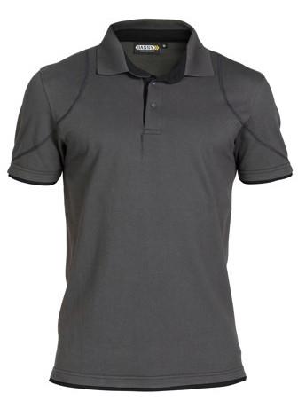 Dassy polo orbital grå sort xxl