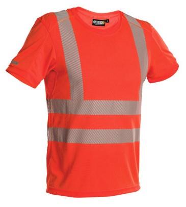 Dassy t-shirt carter fluorescerende rød xl