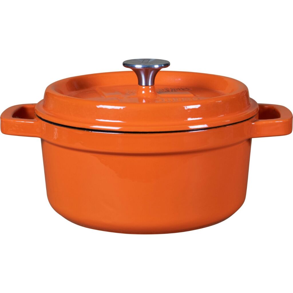 Solinger vindmøllen premium støbejern stegepande 2,5l orange emalje
