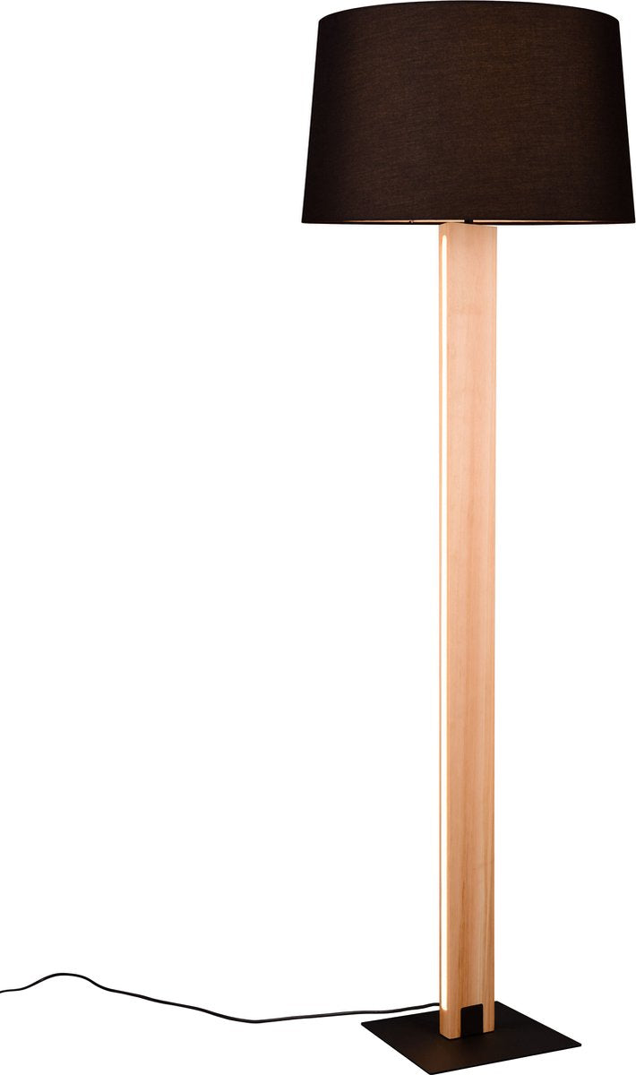 Trio rahul - gulvlampe - sort mat - ekskl. 1x e27 40w