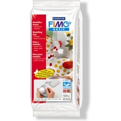 Fimo staedtler air basic modellervoks 8101 1000 gr hvid