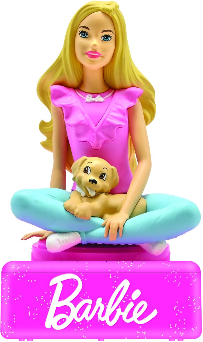 Lexibook barbie 3d-design farveskiftende natlys