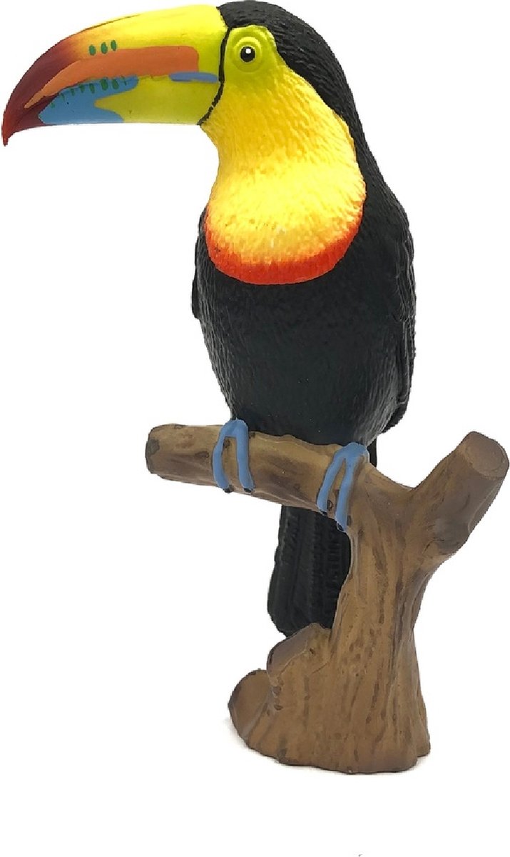 Bullyland 69400 – legefigur og samlerfigur kølnæbbet tukan – ca. 9 cm – naturtro og detaljeret design – ideel som pædagogisk legefigur og lille gave til børn fra 3 år.