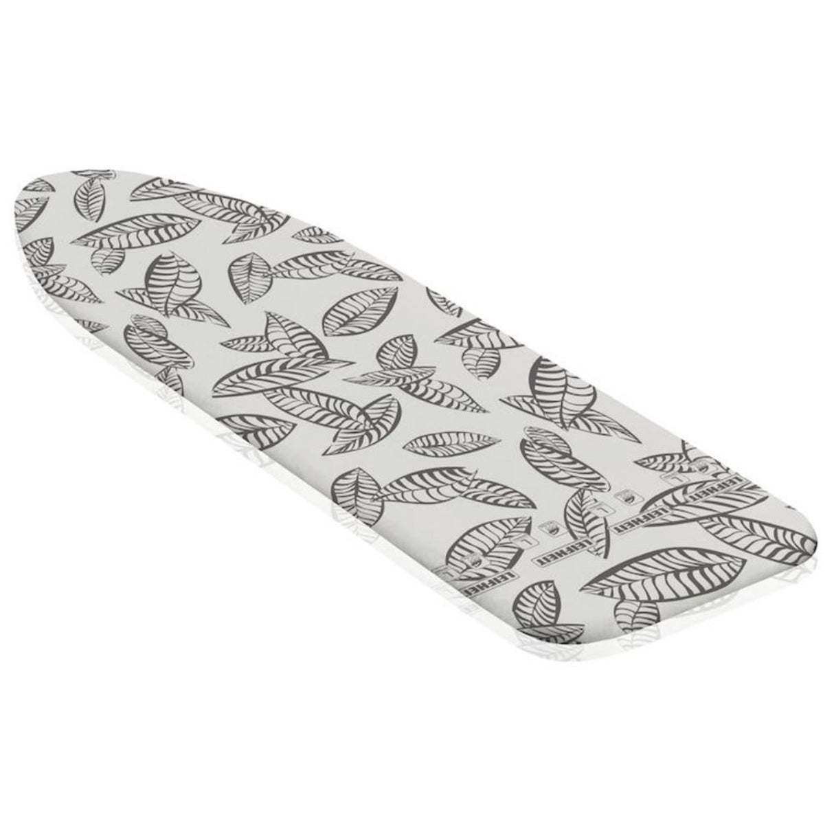 Leifheit strygebrætbetræk perfekt steam air board express l universal - 140 x 45 cm strygeflade - 3 mm tyk molton - sort - hvid