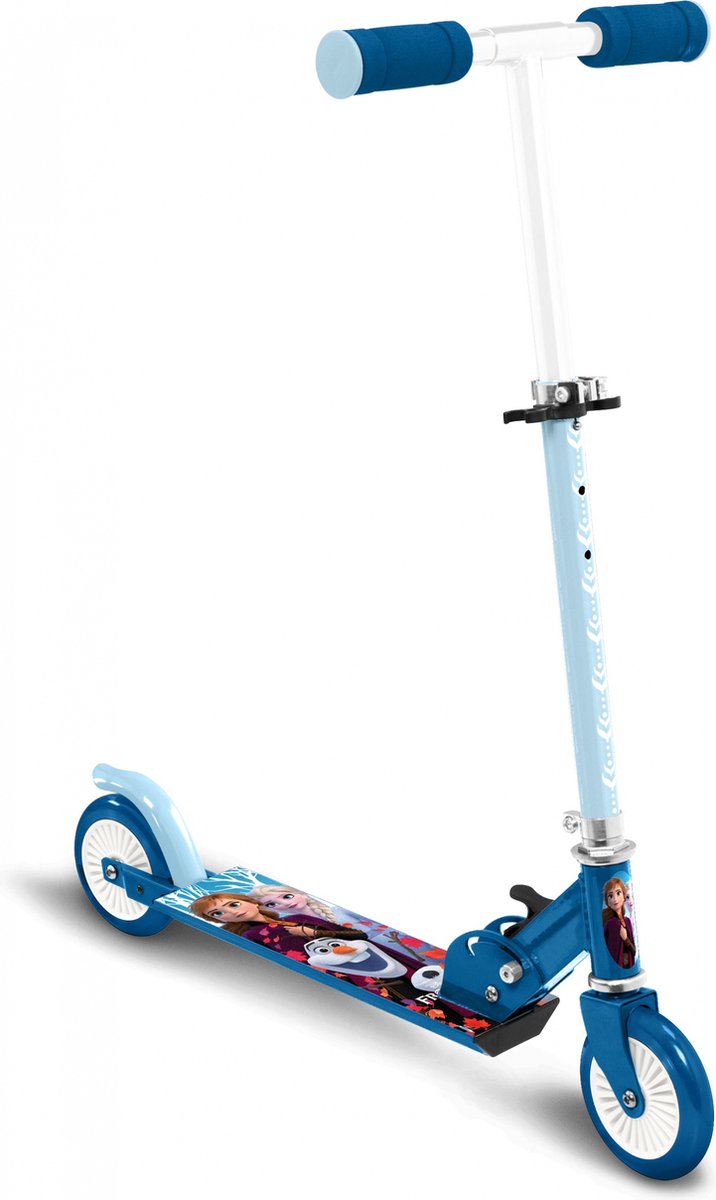 Foldstep Frozen 2 Girls Foot Brake Blue