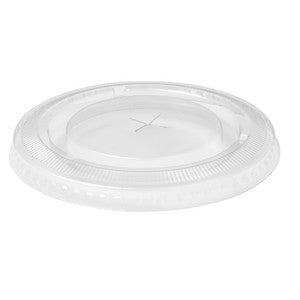 Låg apet klart 95 mm fladt med krydshul (50 stk.)