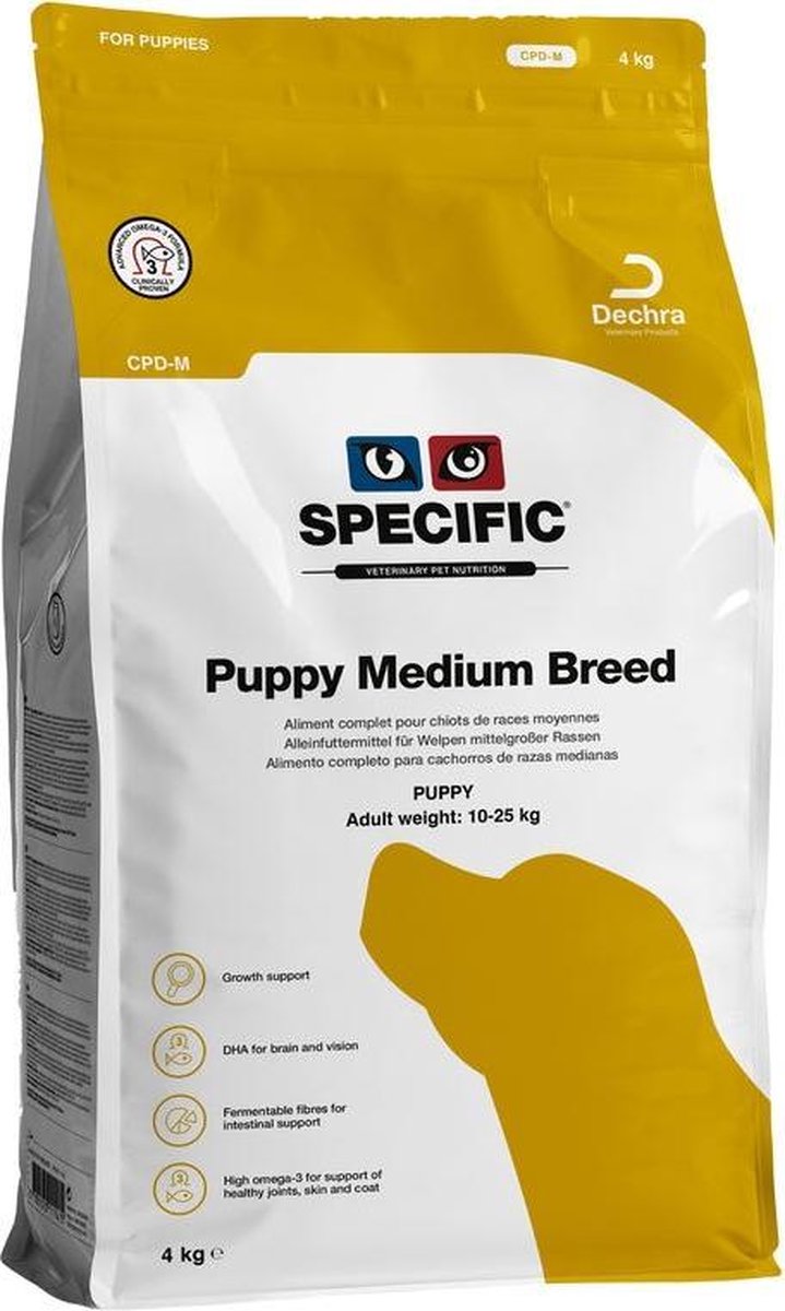 Specifik hvalp mellem race cpd-m - 4 kg