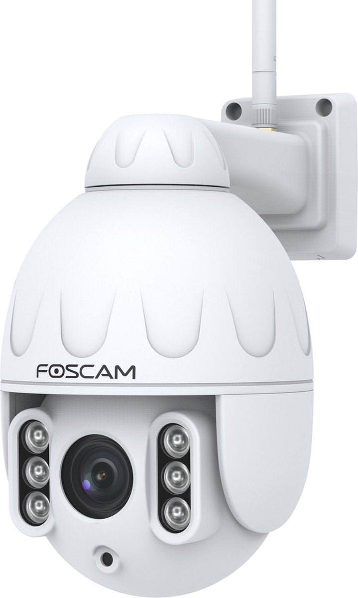 Foscam SD4 sikkerhedskamera - udendørs kamera - 4x zoom - fuld HD - 4MP - pan tilt zoom - nattesyn 50m - hvid
