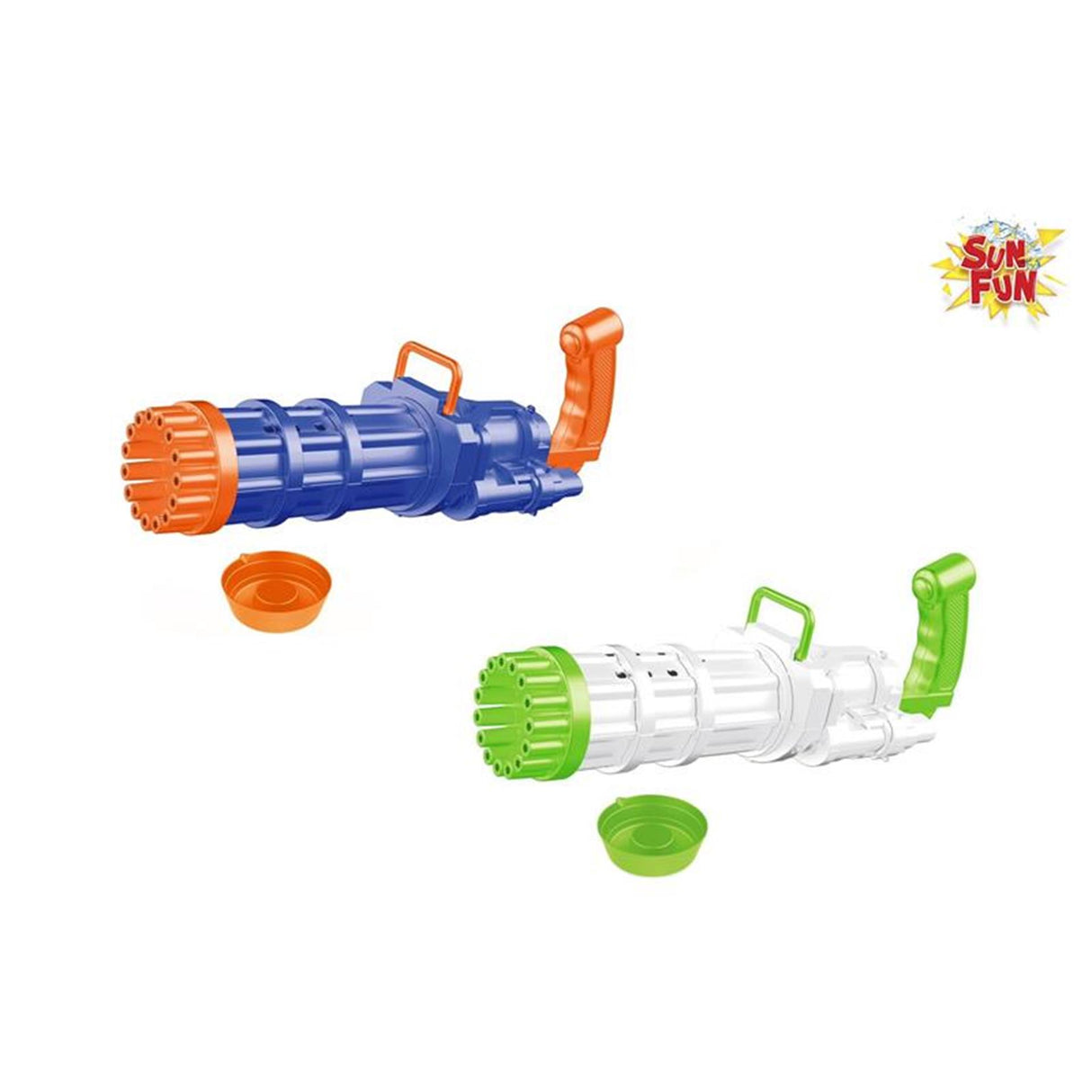 Sun fun xxl boble pistol - boble blæser pistol - inklusive sæbe - grøn - boble blæse maskine - boble blæse maskine