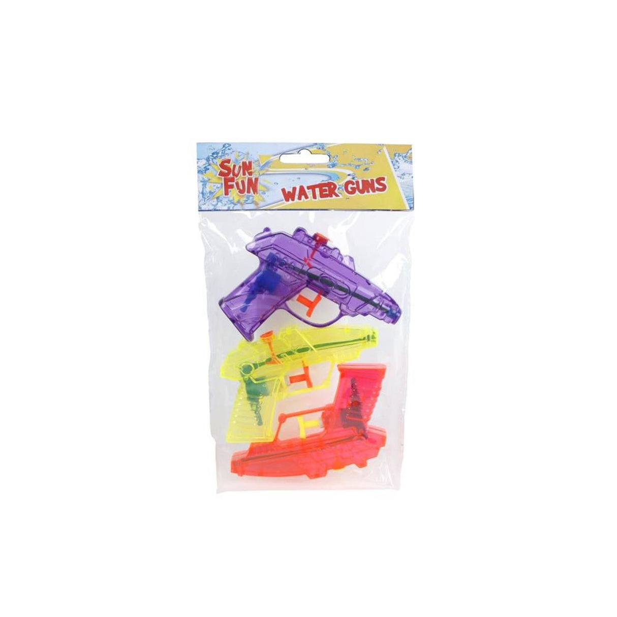 Sun fun vandpistoler 11,5 cm 3-delt sæt