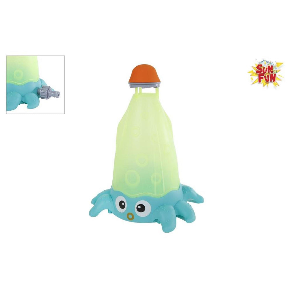 Sun fun vandsprinkler blæksprutte 27,5cm