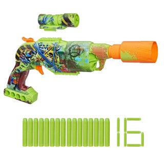 Nerf zombieborer - blaster, 16 elitepile