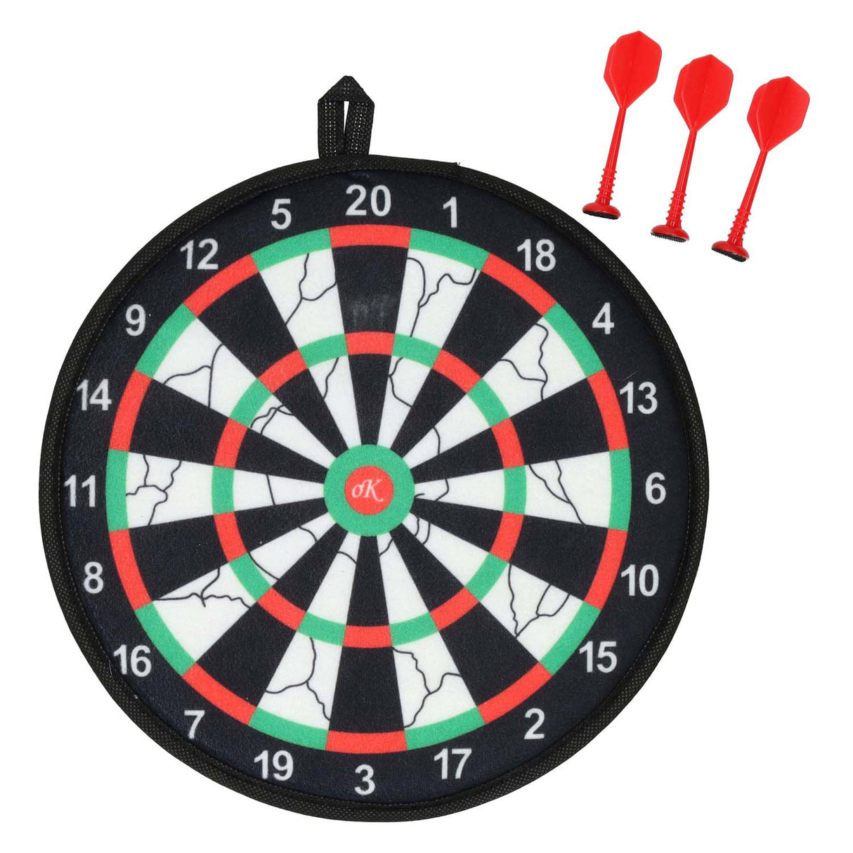 Dartboard Velcro med 3 dartpile