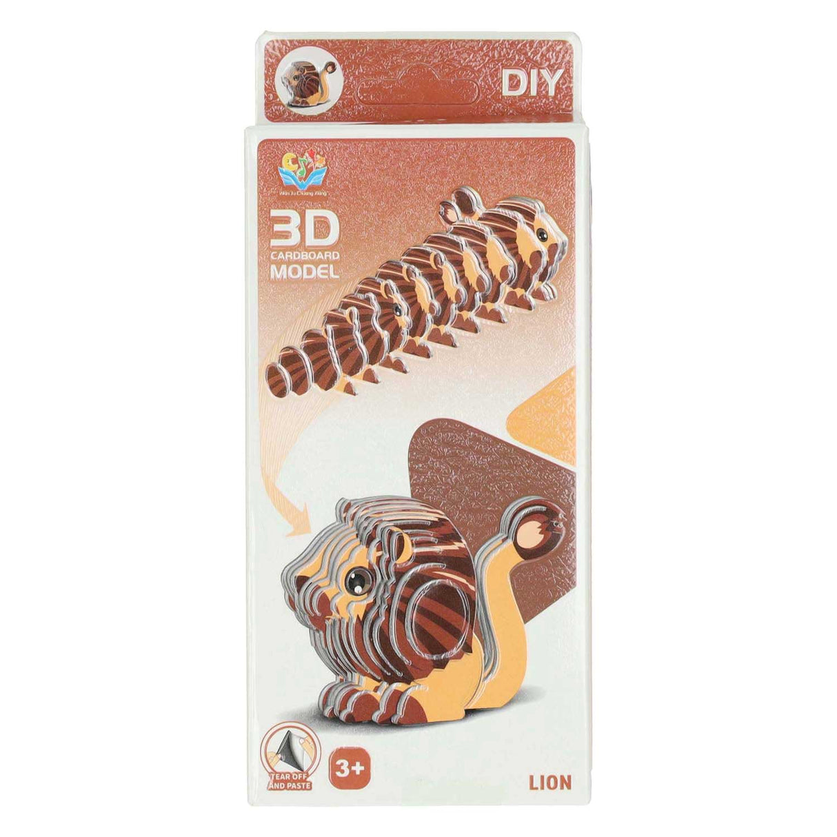 Lobbes 3d puslespil løve, 26 stk.