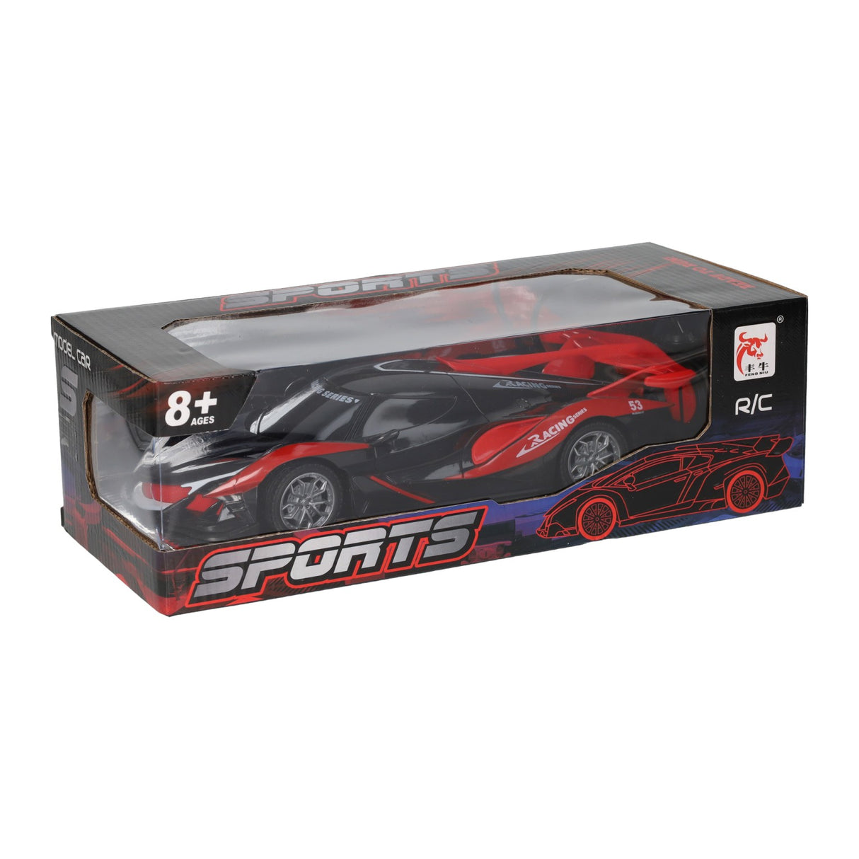 RC rød racerbil