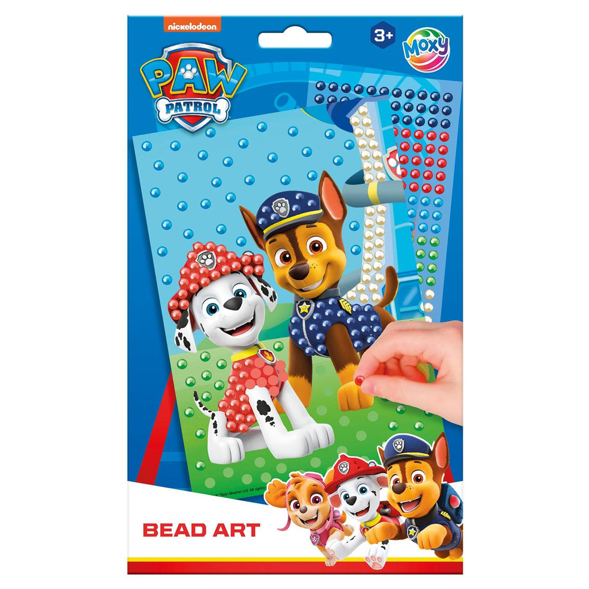 Moxy paw patrol perle kunst - a5 størrelse