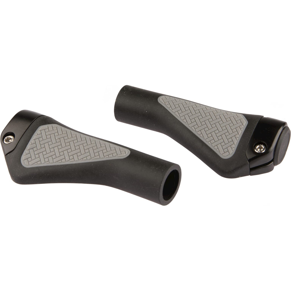 Mirage cykelhåndtag - ergonomisk, sort grå, 132 mm
