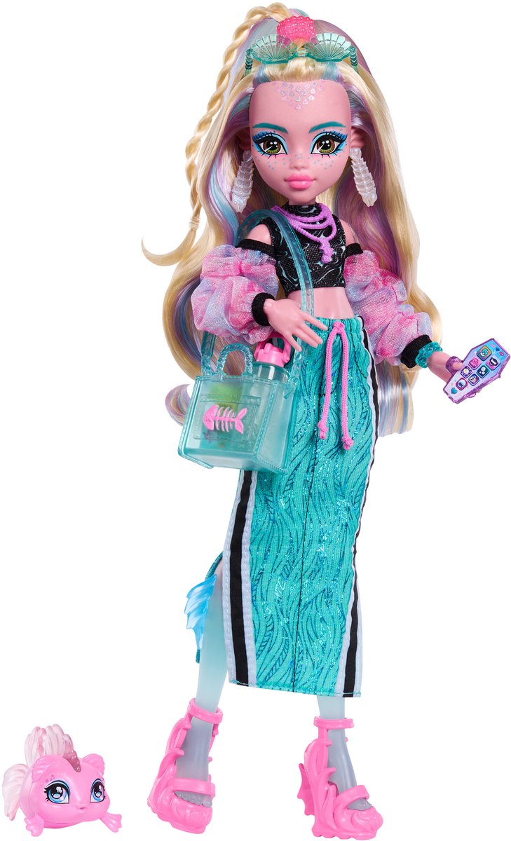 Monster high lagoona blå - modedukke