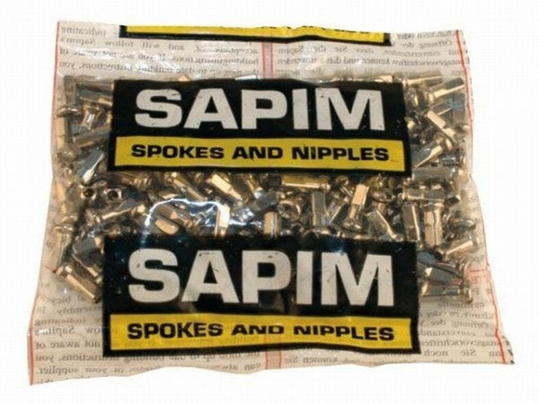 Sapim Spaak Nipple Rim 14 til Spaak 13 Silver (100 stykker)